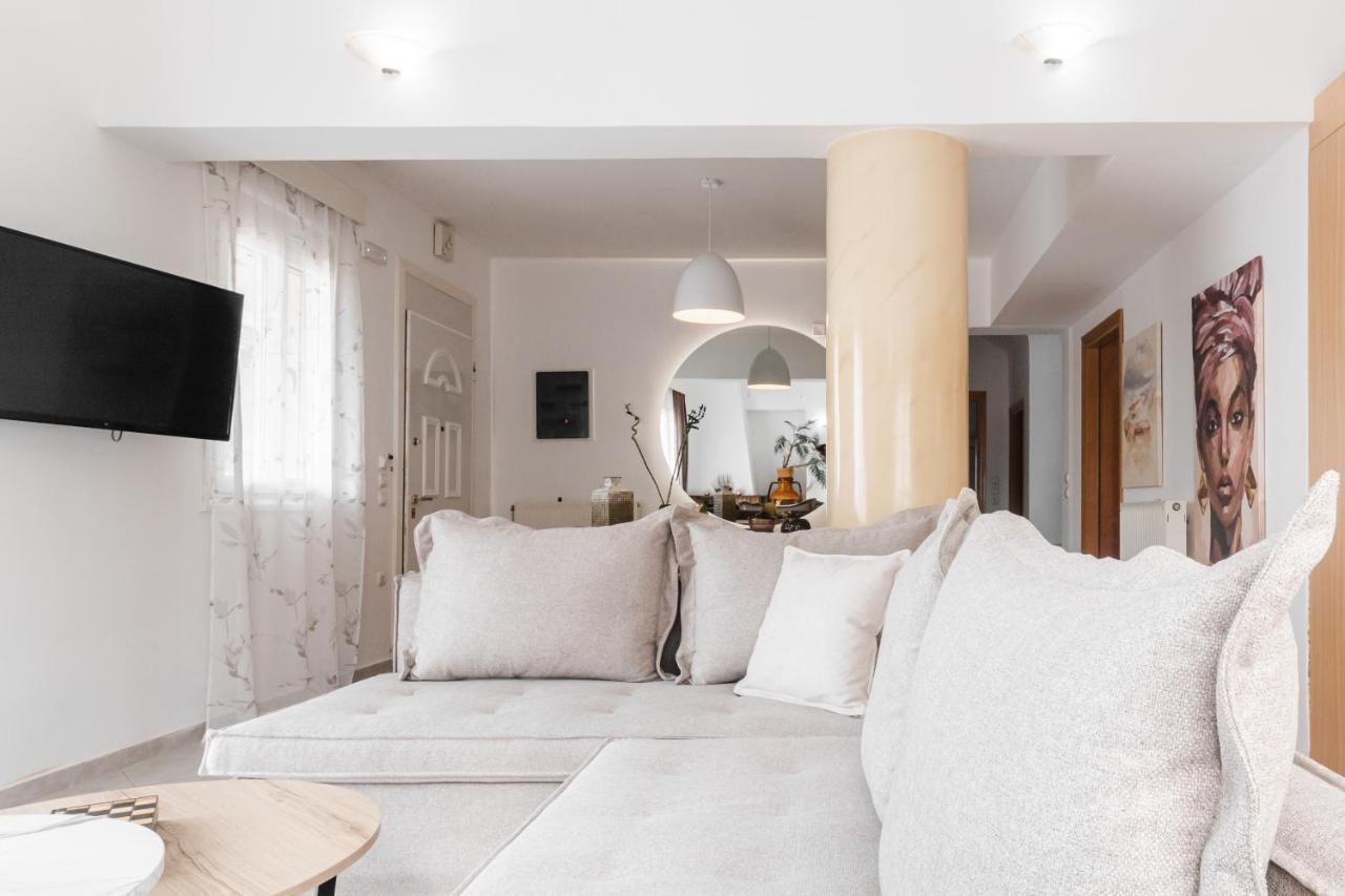 Villa Ventus, 40Sqm Private Pool & Hot Tub! Roussospítion Dış mekan fotoğraf