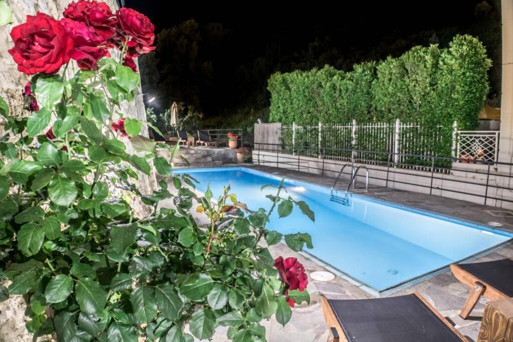 Villa Ventus, 40Sqm Private Pool & Hot Tub! Roussospítion Dış mekan fotoğraf